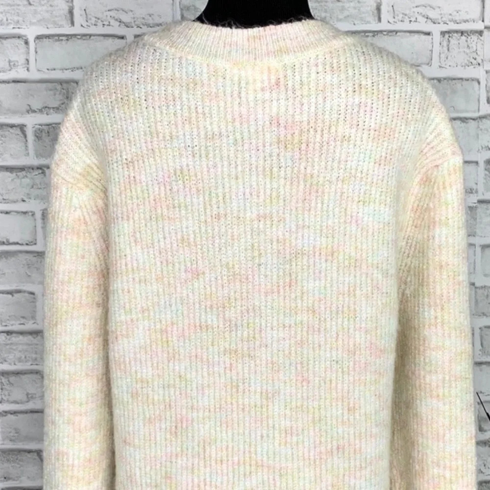 BP Nordstrom Marl Knit Pullover Sweater Pastel XS - Picture 8 of 10